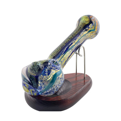 Carsten Glass 2 Strip Dichro Hand Pipe