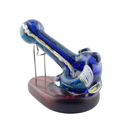 Carsten Glass 2 Strip Dichro Hand Pipe