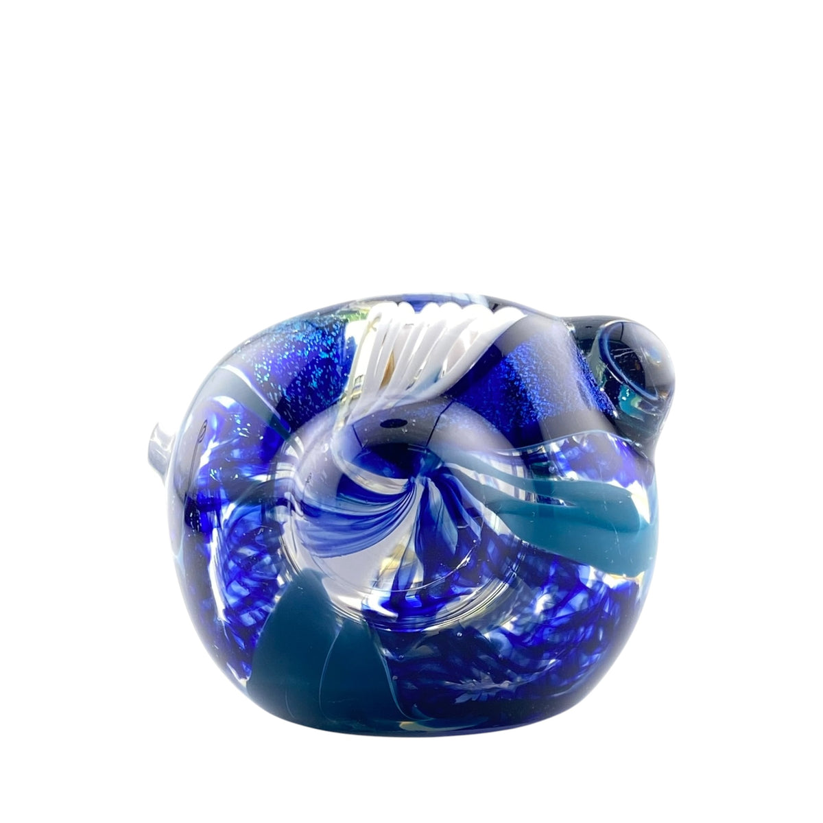 Carsten Glass 2 Strip Dichro Hand Pipe