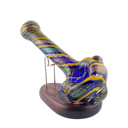Carsten Glass Big Dichro Twist Hand Pipe