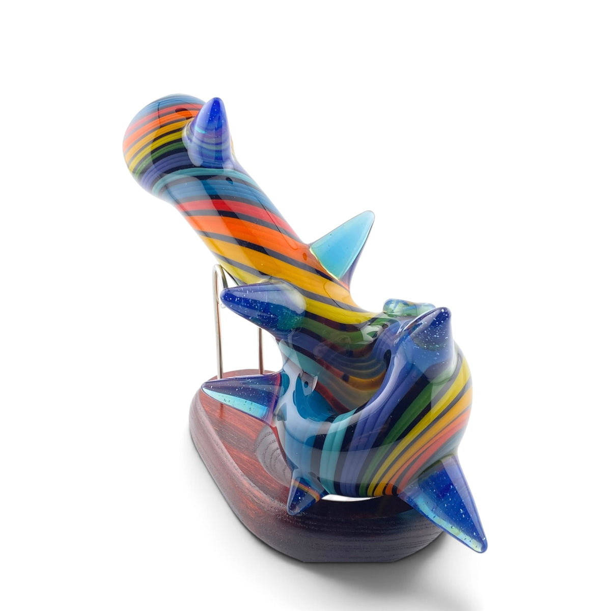 Carsten Glass Big Spiked Hand Pipe