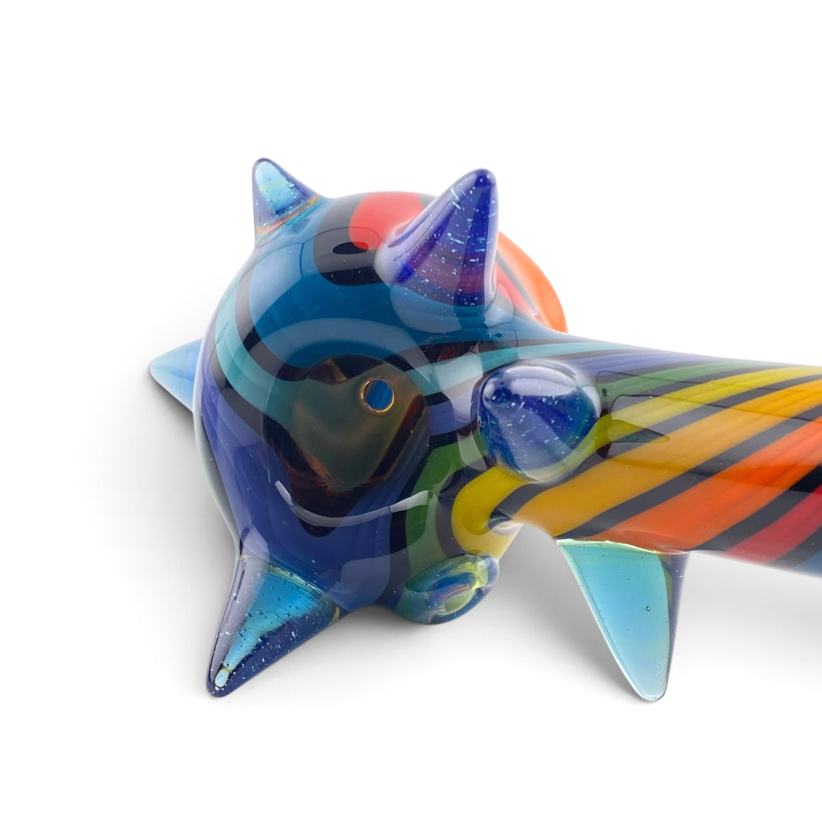 Carsten Glass Big Spiked Hand Pipe