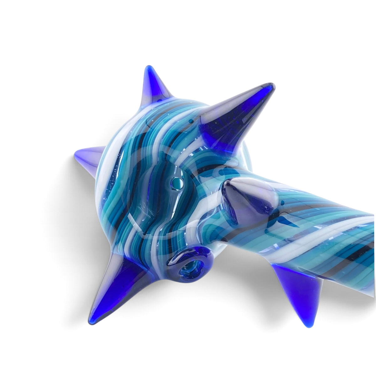 Carsten Glass Big Spiked Hand Pipe