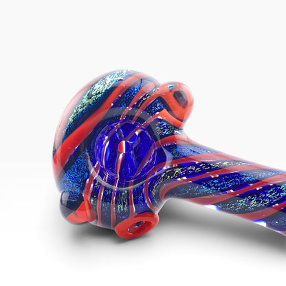 Carsten Glass Dichro Twist Hand Pipe