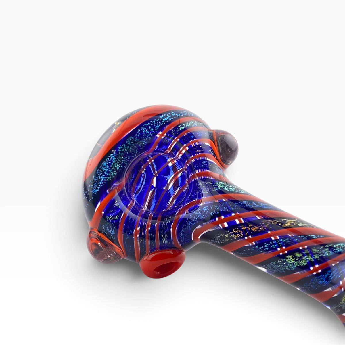 Carsten Glass Dichro Twist Hand Pipe