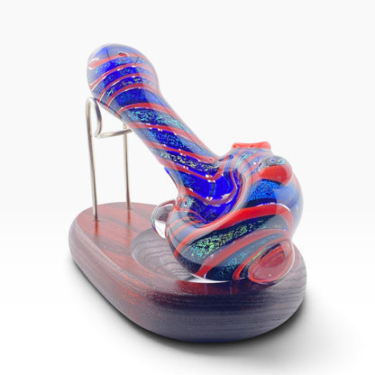 Carsten Glass Dichro Twist Hand Pipe