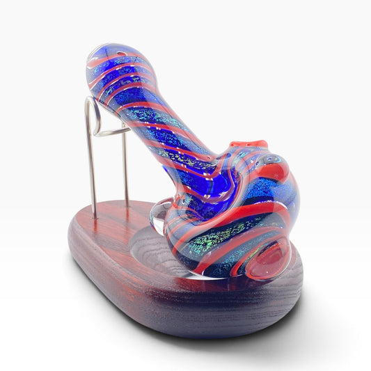 Carsten Glass Dichro Twist Hand Pipe