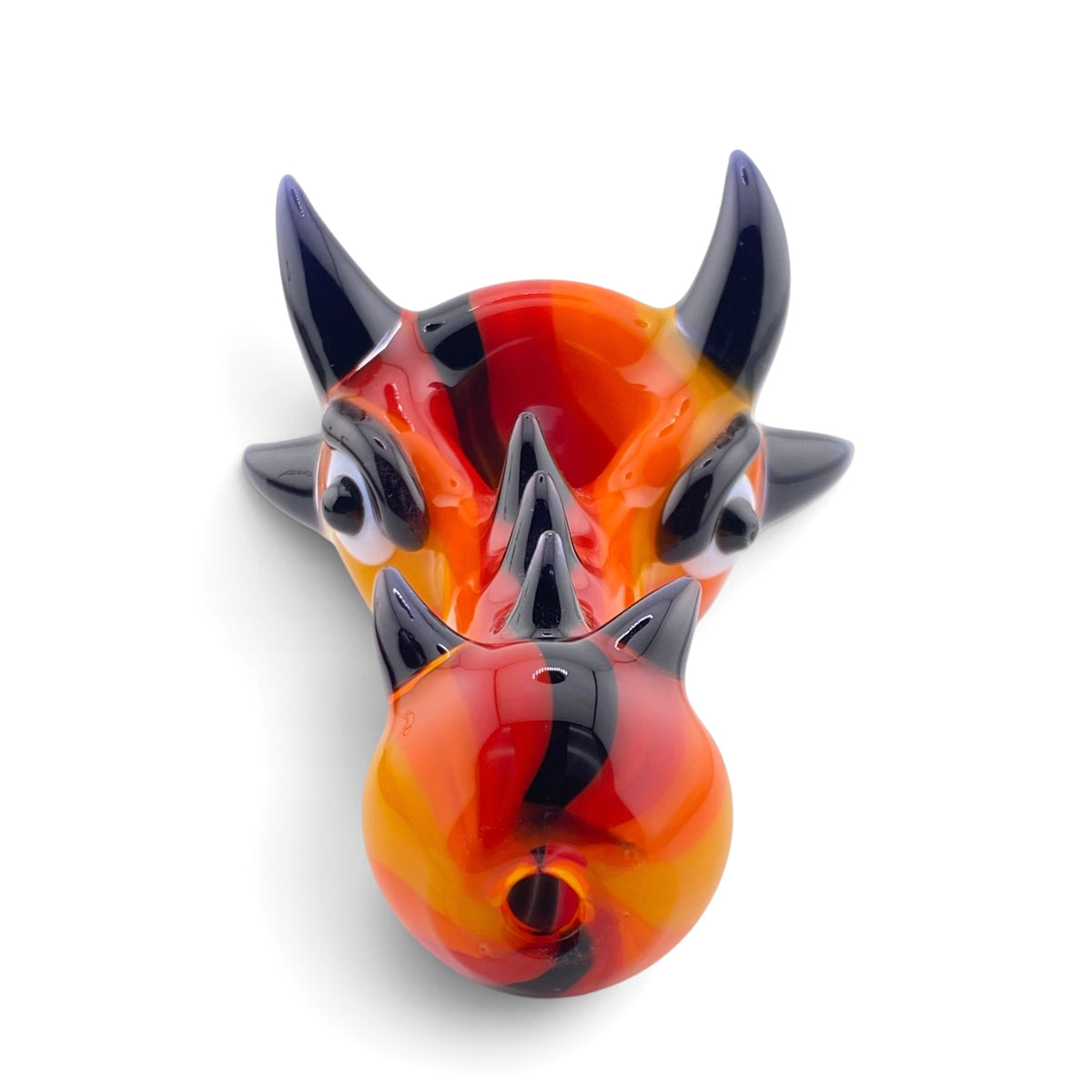 Carsten Glass Dragon Head Hand Pipe
