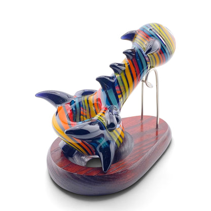 Carsten Glass Dragon Head Hand Pipe
