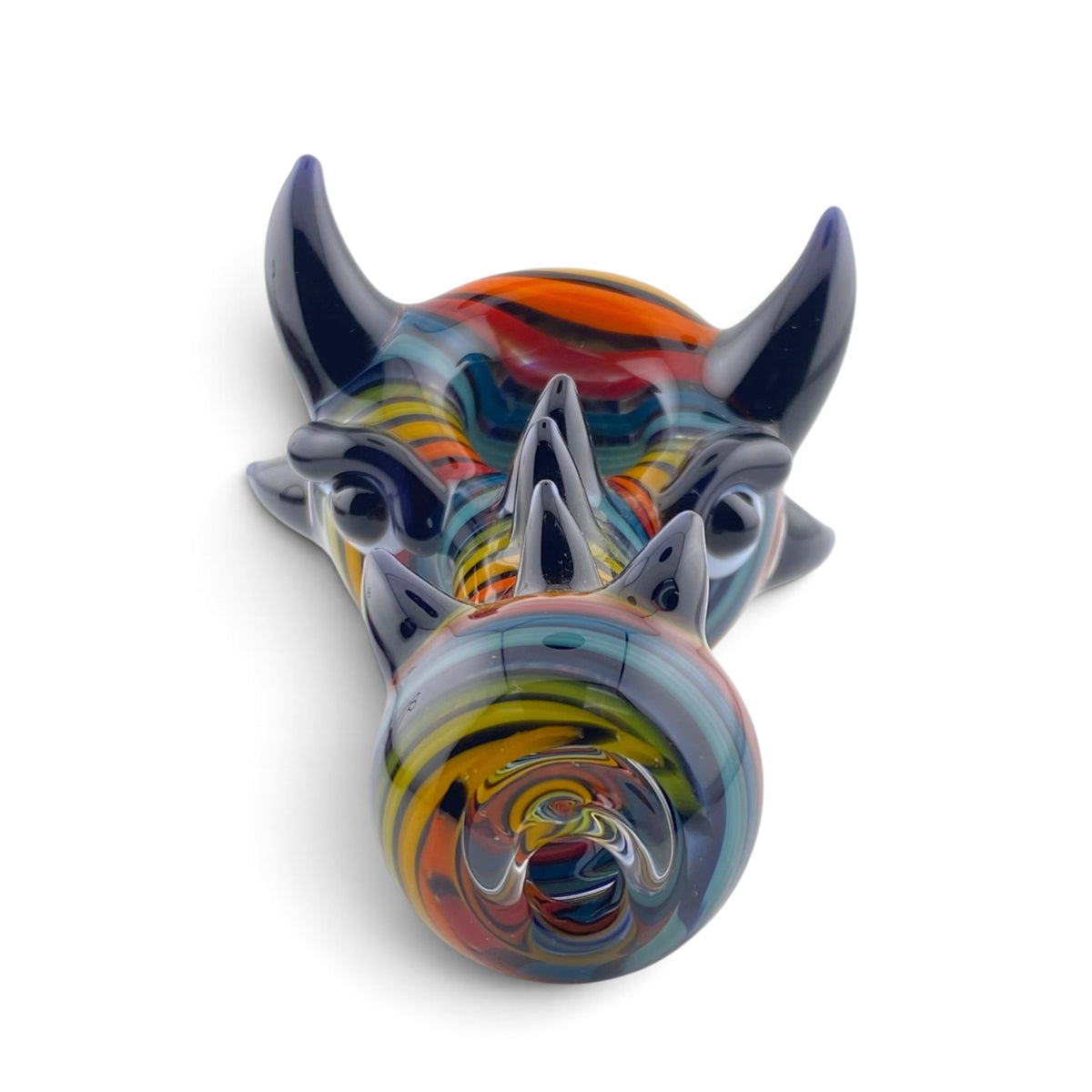 Carsten Glass Dragon Head Hand Pipe