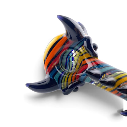 Carsten Glass Dragon Head Hand Pipe