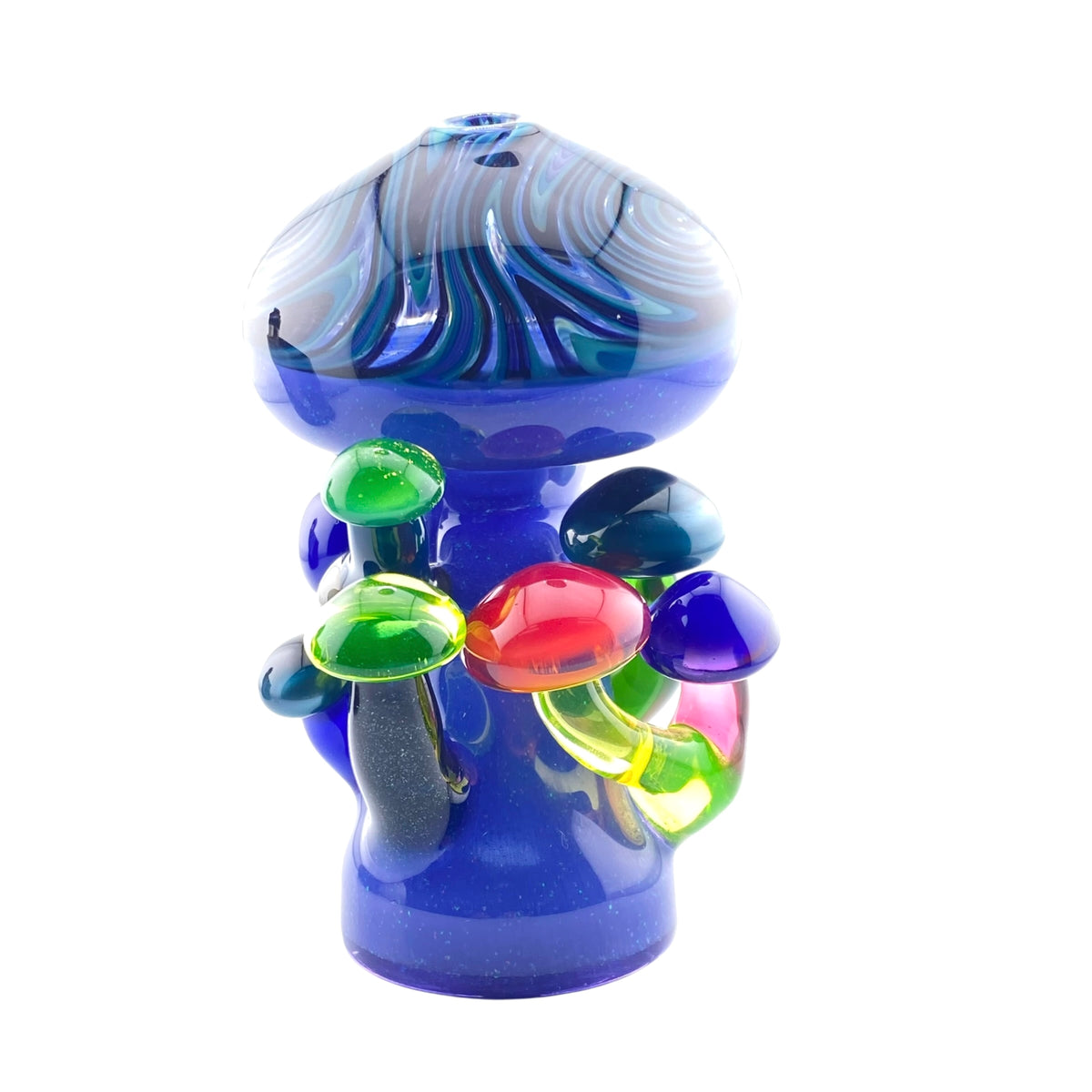 Carsten Glass Mushroom Puffco Peak Dry Attachment
