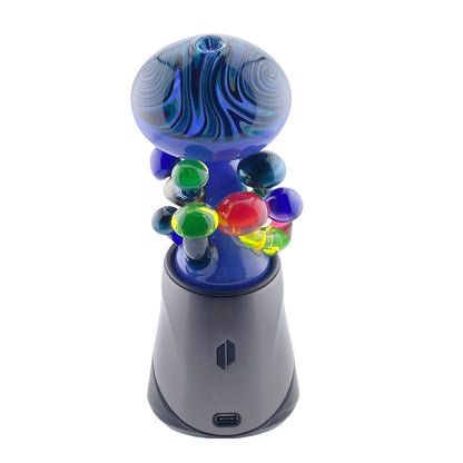 Carsten Glass Mushroom Puffco Peak Dry Top