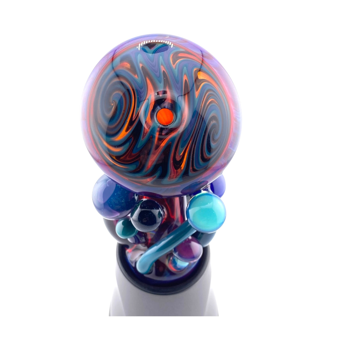 Carsten Glass Mushroom Puffco Peak Dry Top