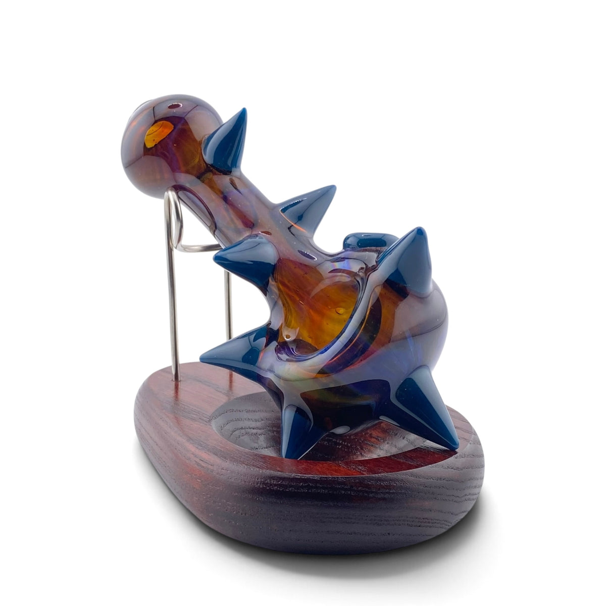 Carsten Glass Spiked Hand Pipe