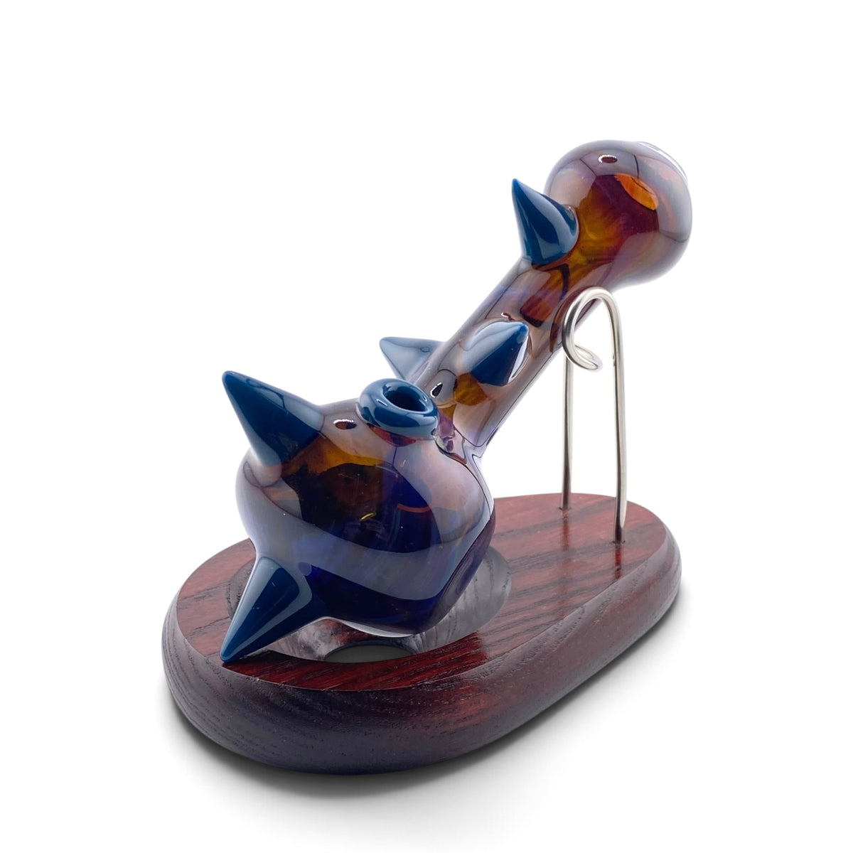 Carsten Glass Spiked Hand Pipe