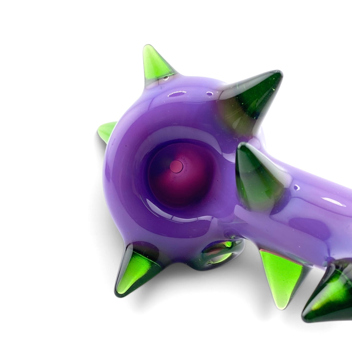 Carsten Glass Spiked Hand Pipe