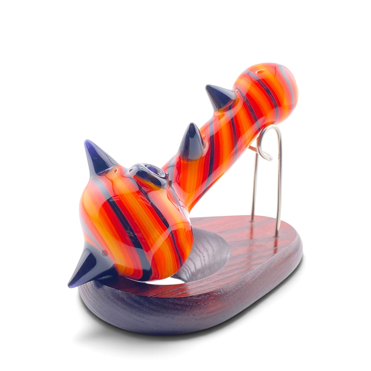 Carsten Glass Spiked Hand Pipe