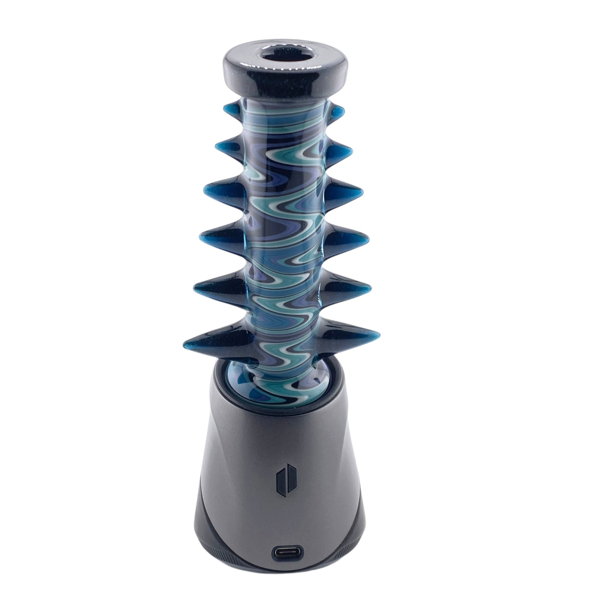 Carsten Glass Spiked Puffco Peak Dry Top