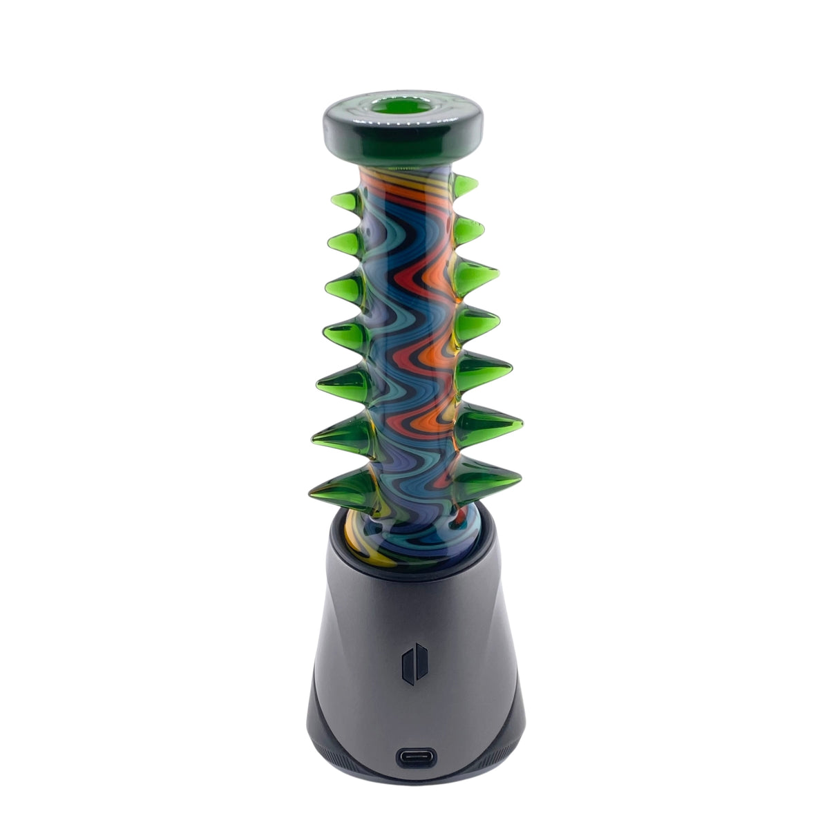 Carsten Glass Spiked Puffco Peak Dry Top