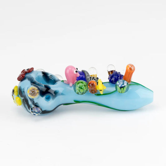 Empire Glassworks Great Barrier Reef Hand Pipe