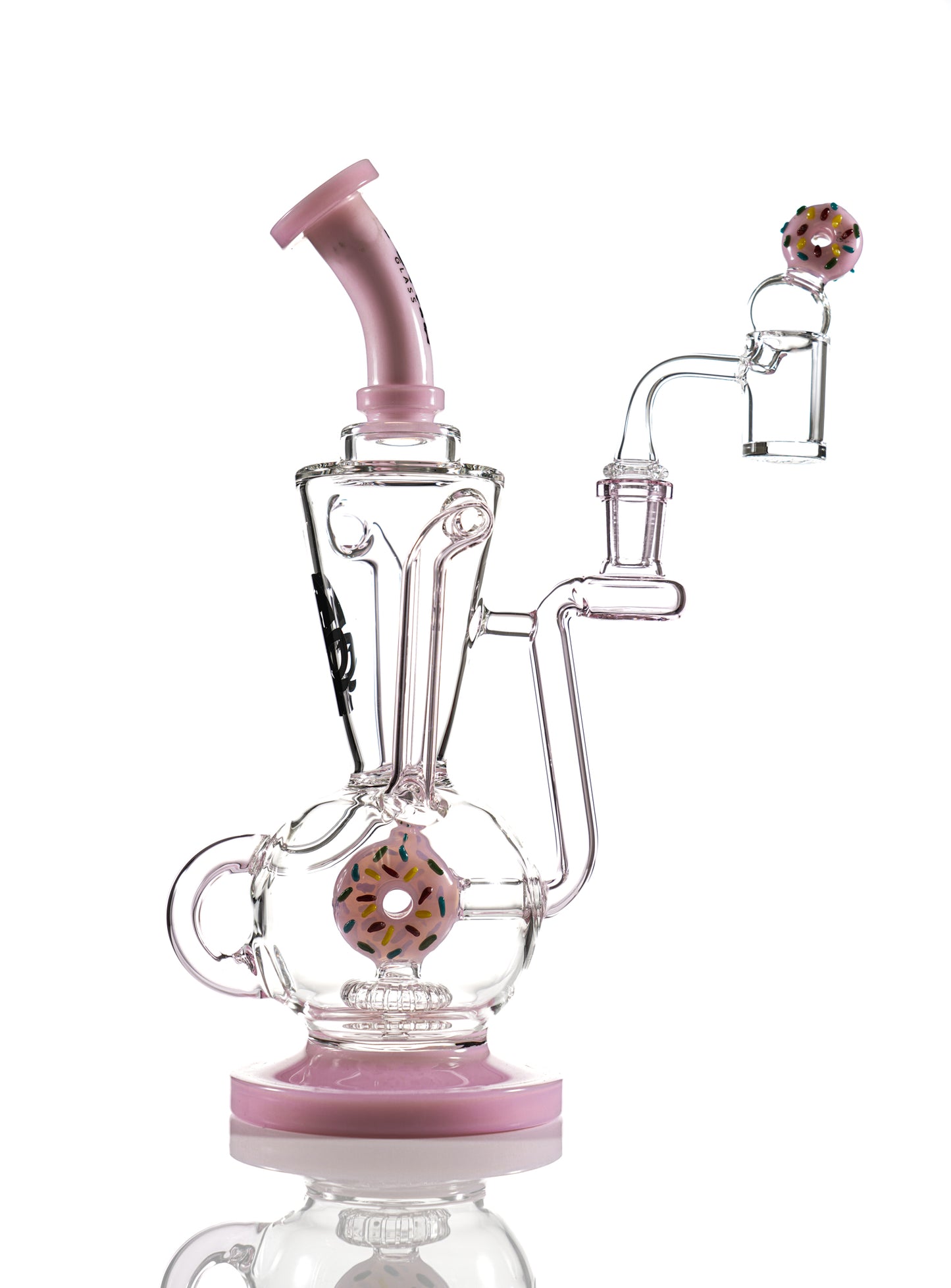 Toxic Glass Donut Recycler 11"