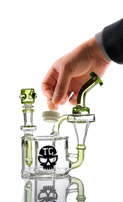 Toxic Glass 7″ Stash Rig