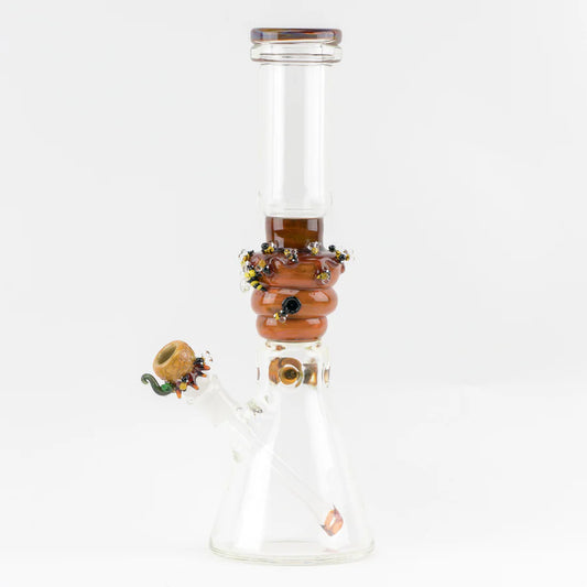 Empire Glassworks Save the Bees Beaker