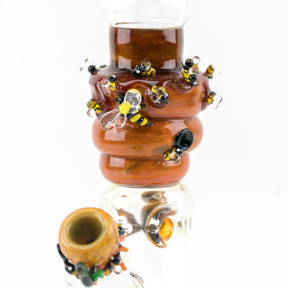 Empire Glassworks Save the Bees Beaker