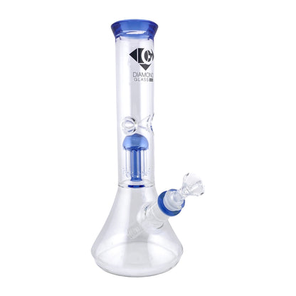 Diamond Glass 11" Beaker with perc
