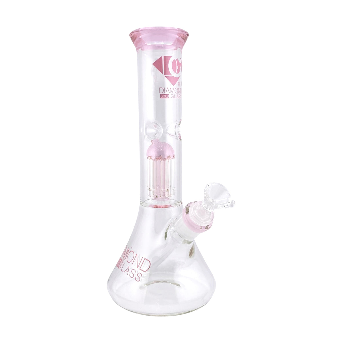 Diamond Glass 11" Beaker with Perc