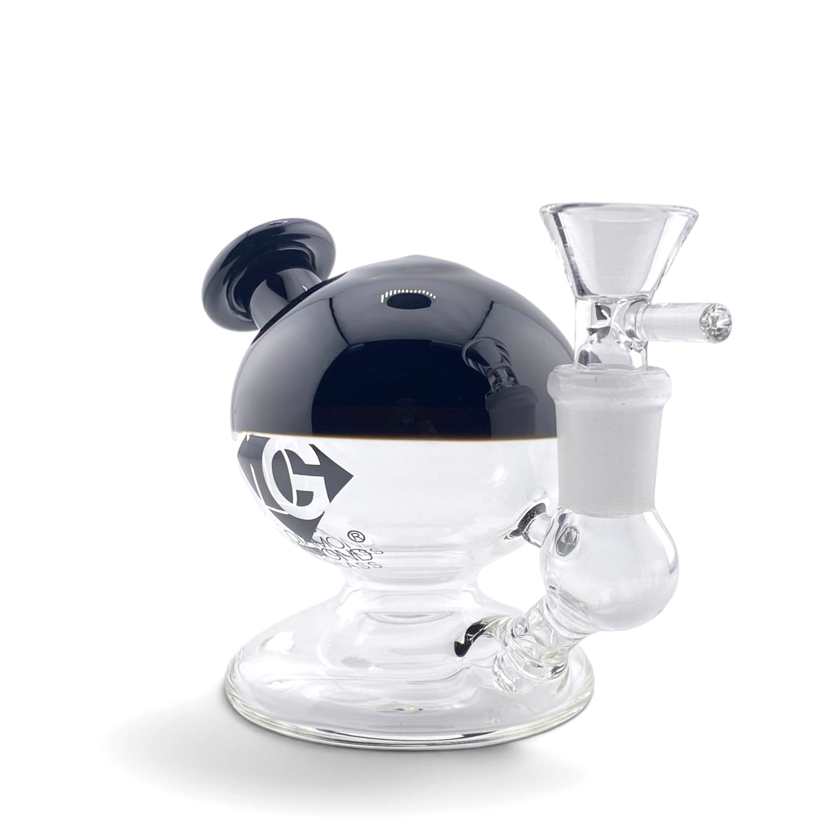 Diamond Glass Mini Dab Rig black