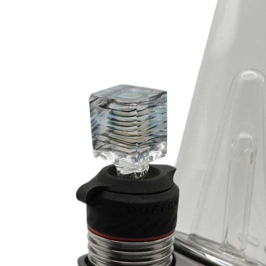 Gem Cup Glass Puffco Faceted Cube Joystick