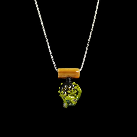 Stoney Chicken Frog Pendant