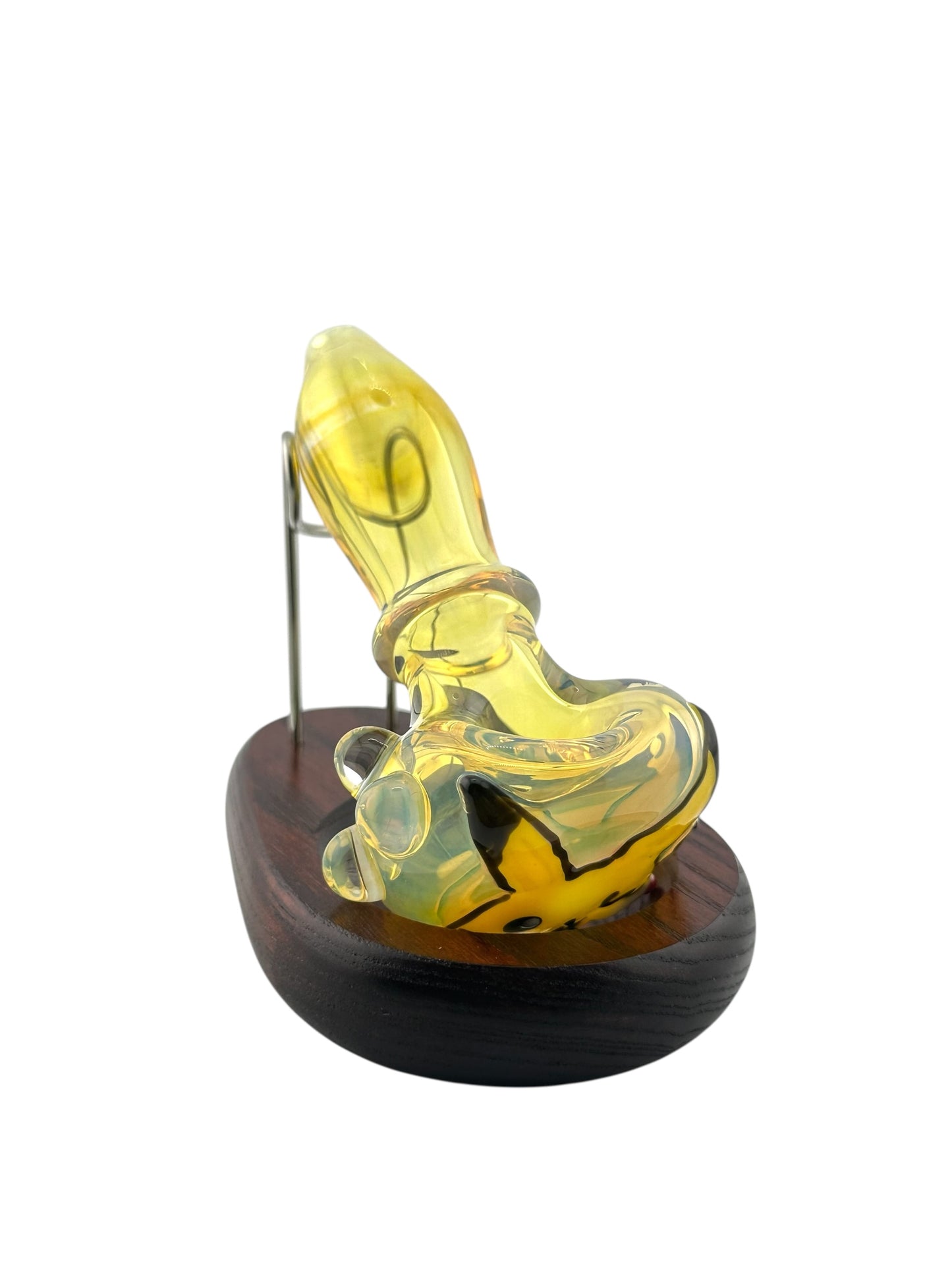 Waynes Glass Hand Pipe Fumed