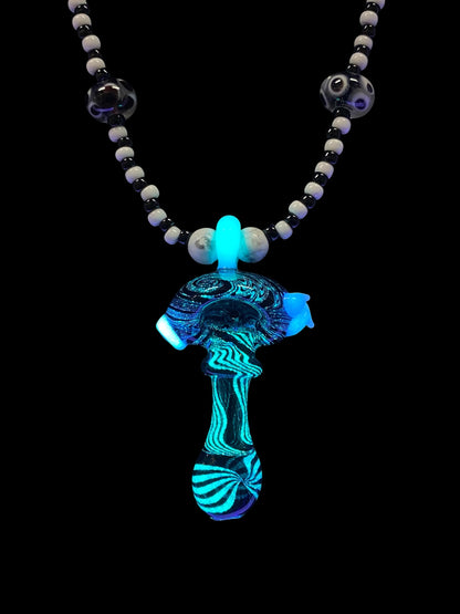 Ken Piper Necklace Hand Pipe