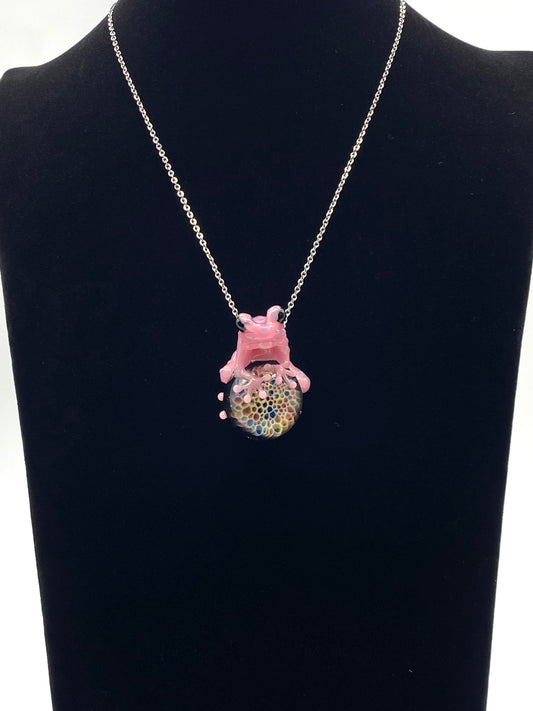 Stoney Chicken Frog Pendant