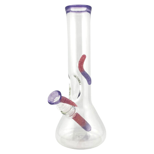 Emperial Glass Sour Worms Beaker