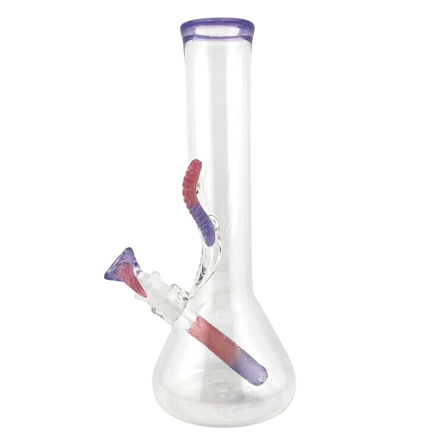 Emperial Glass Sour Worms Beaker