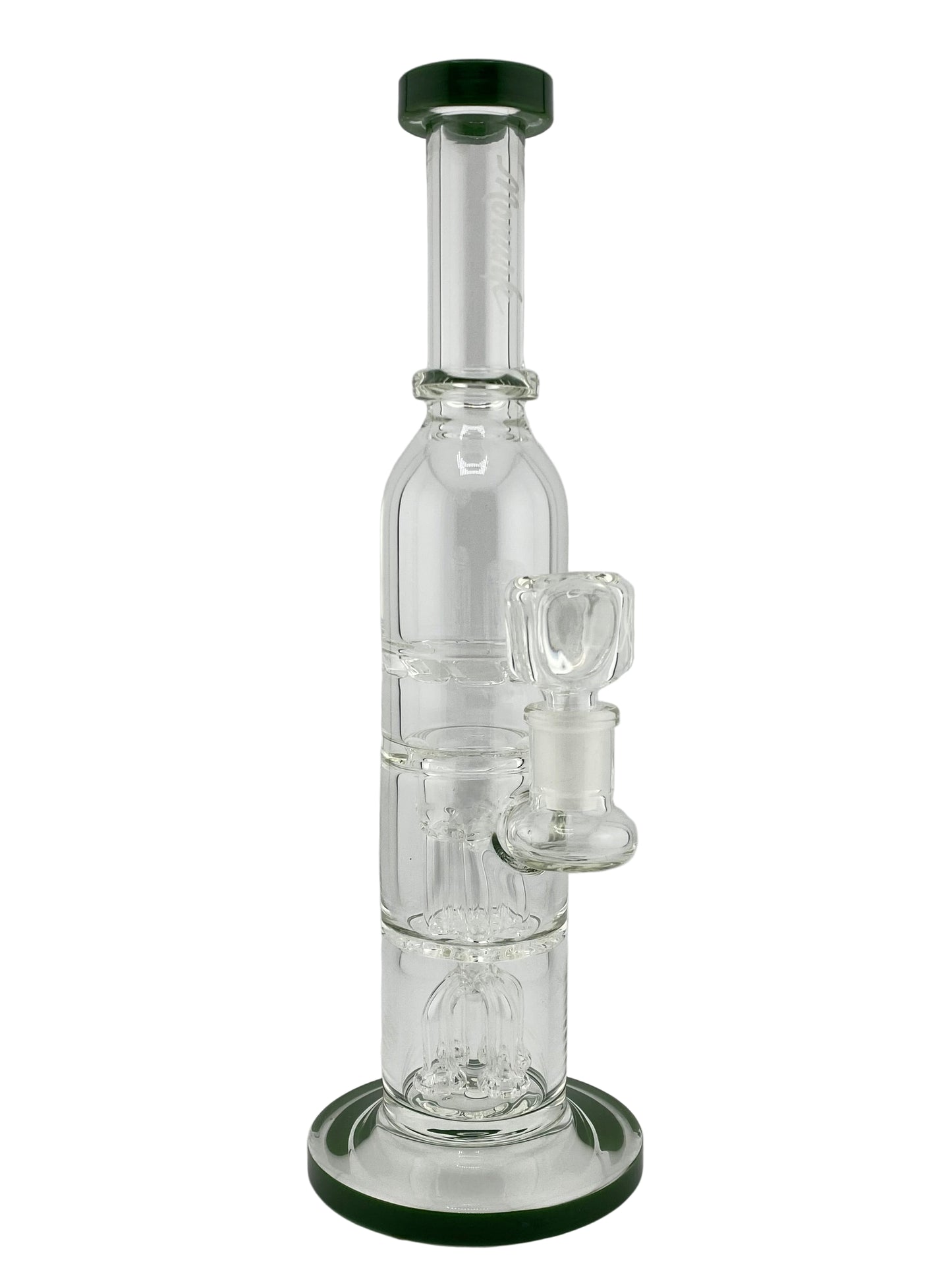 Monark Glass Triple Perk Tube