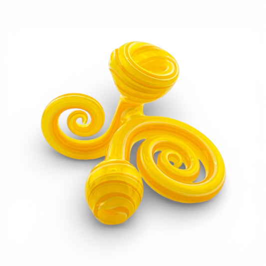 Jem Glass Curly Hand Pipe