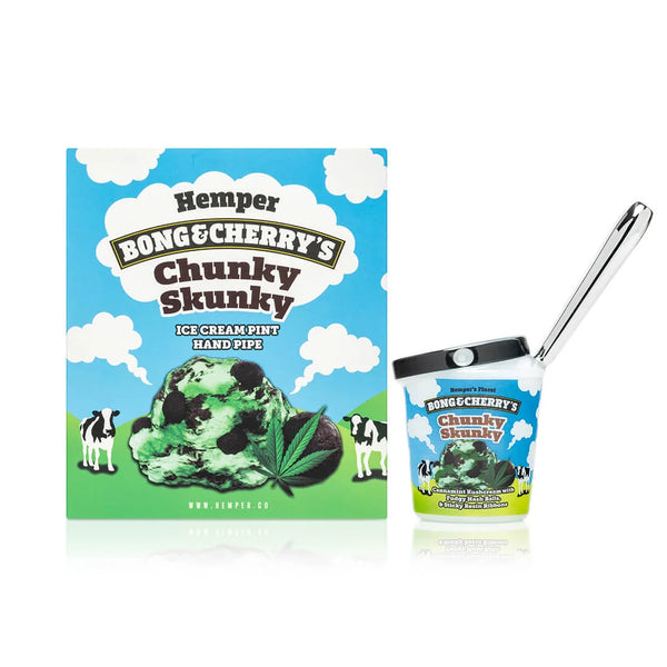 Hemper Bong & Cherry's Ice Cream Hand Pipe