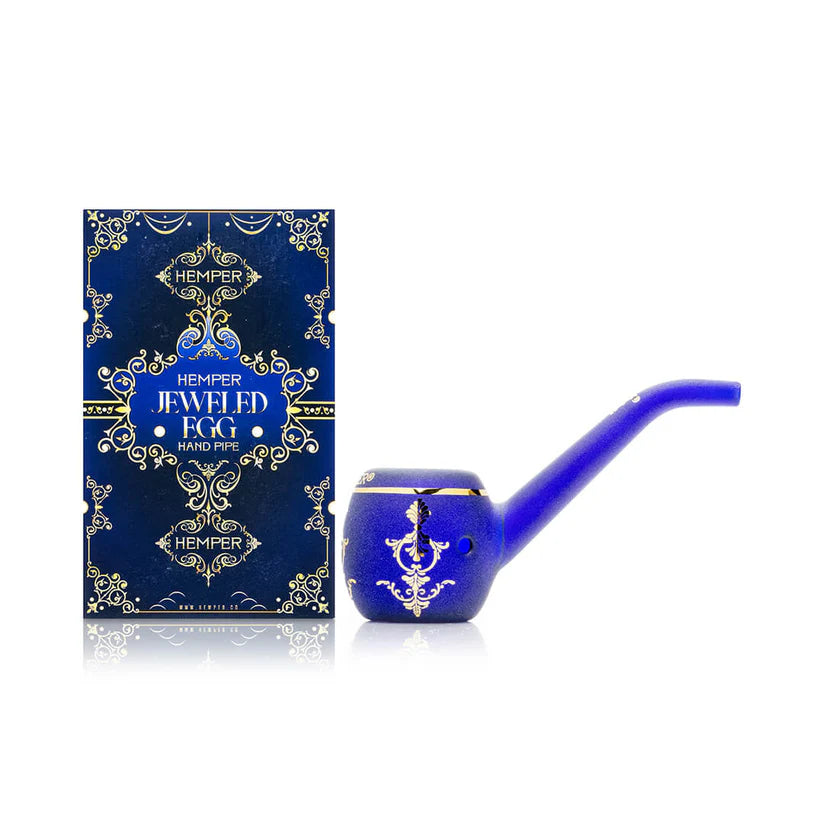 Hemper Jeweled Egg Sherlock Hand Pipe