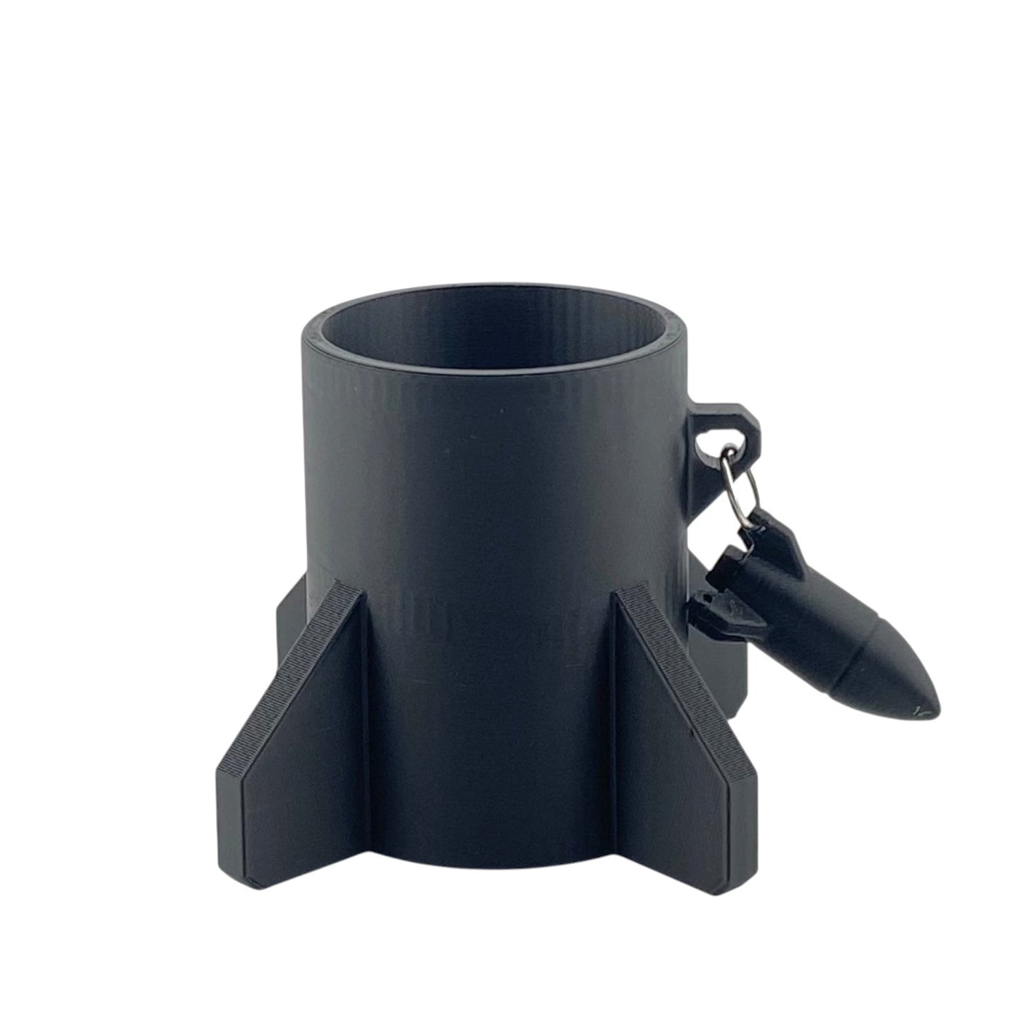 Hatfield Labz 3D Printed Missile Stand with Attachment Ring Proxy Core Base