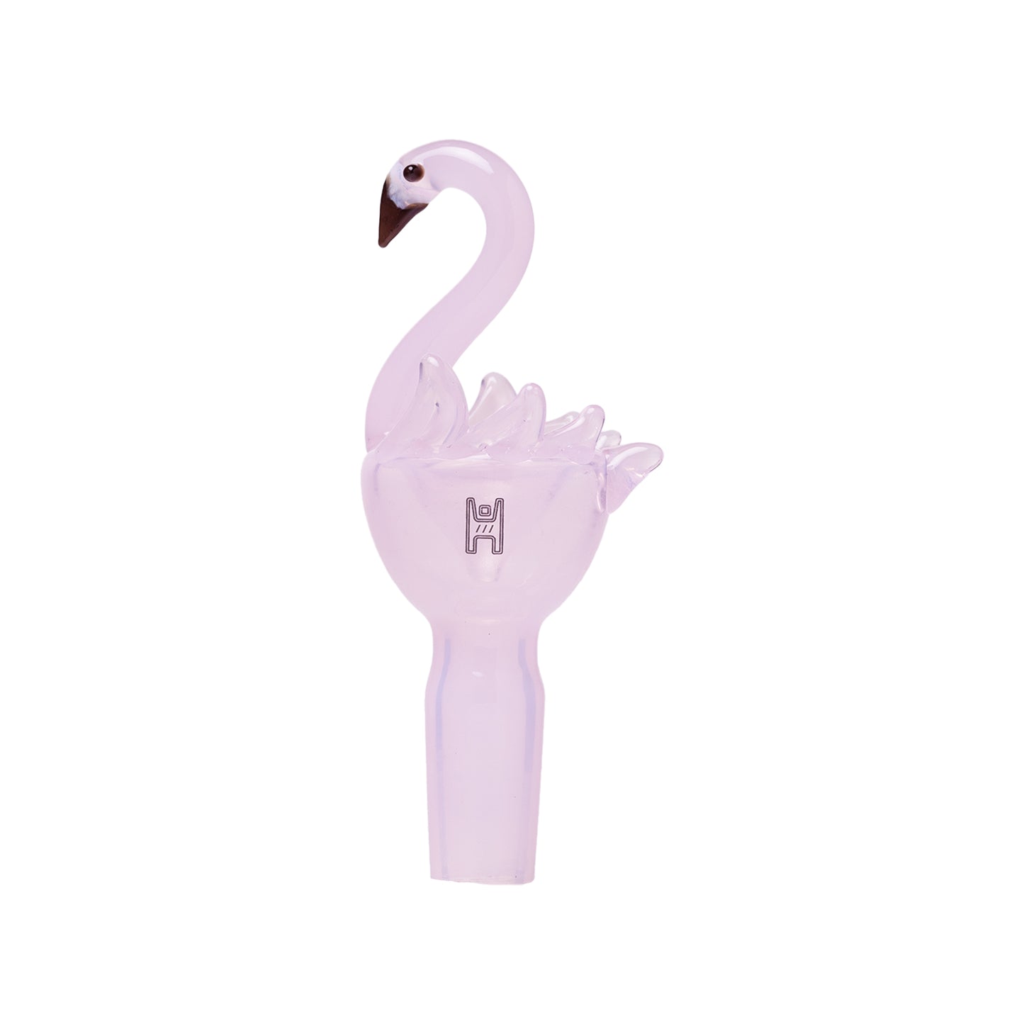 Human Grade Flamingo 14mm Flower Bowl
