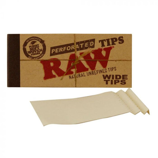 Raw Perforated Wide Tips