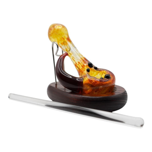 Twisted Boro Hash Hand Pipe