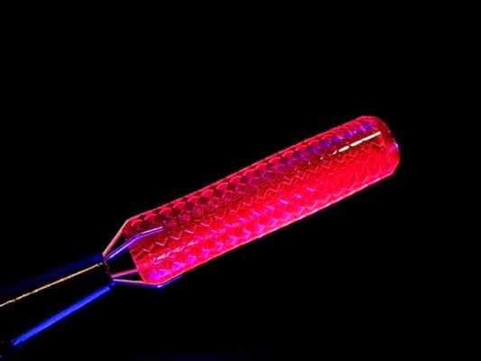 Black Market Glass UV Red Pillars