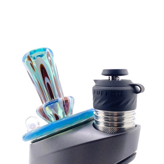 Indo Glass X Geoffmade Puffco Peak Attachment (Dry)