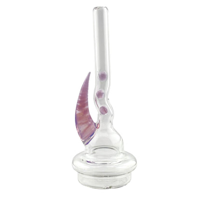 Magizle Clear Straw with Color Horn Peak Attachment (Dry)